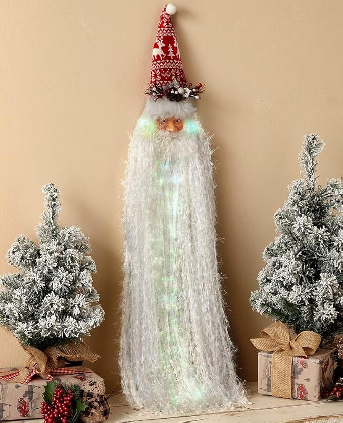 Ltd. FiberOptic Lighted Santa Home & Kitchen