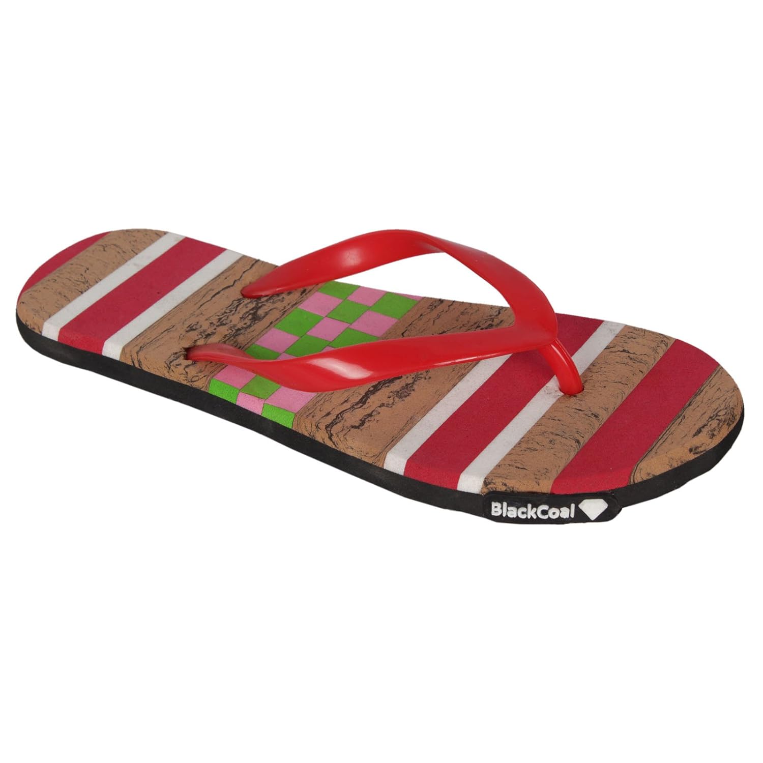 blackcoal womens house slipper girls casual home flip flops ffw200