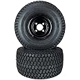 (2) Super Turf Tire Assemblies 20x10.50-8 Fits Toro GrandStand 48" 52" 140-1888