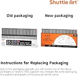 Shuttle Art Rollerball Pens 25 Pack 0.5mm Black Blue Red Quick Drying Writing view 8