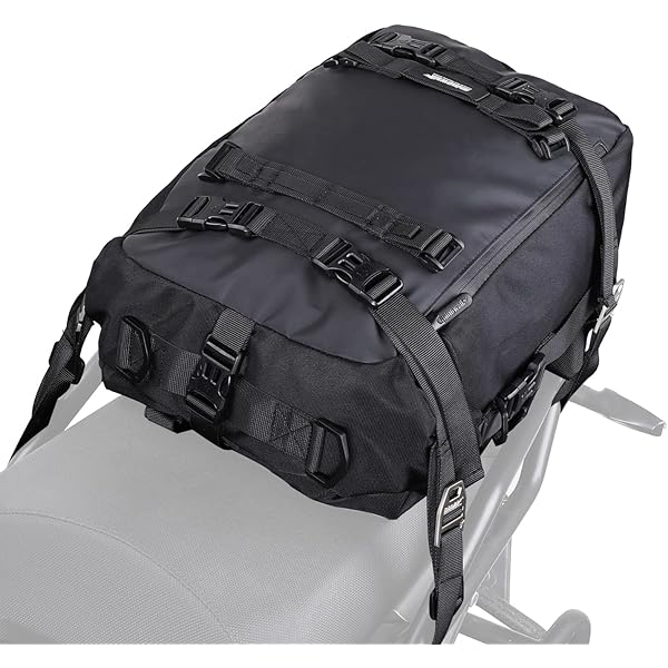 Aazon.co: ZZ Otorcycle Tail Bag, 22L-34L Expandable Otorcycle Rear - View #8