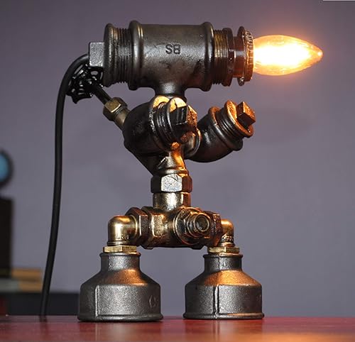 Amazon Com Robot Lamp Copper Pipe Lamp Shade Building Light