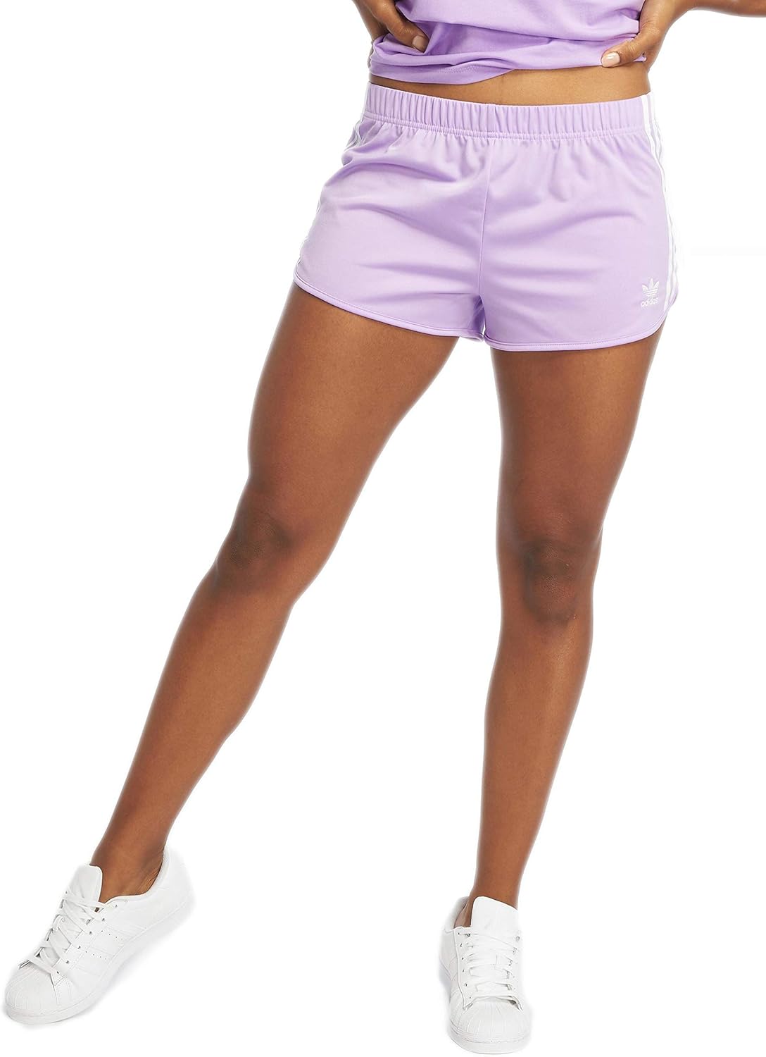 lavender adidas shorts