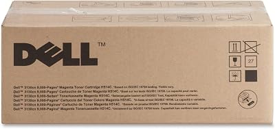Dell High Capacity Magenta Toner 593-10292 for Dell 3130cn Laser Printer (9000