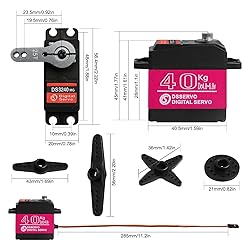 HOOYIJ 2Pack 40KG Digital RC Servo Waterproof