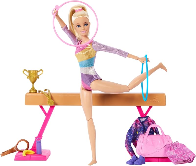 Ginnastica Artistica Playset con Bambola e Accessori