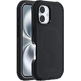 OtterBox iPhone 16 Defender Series Case - Black (Single Unit Ships in polybag)