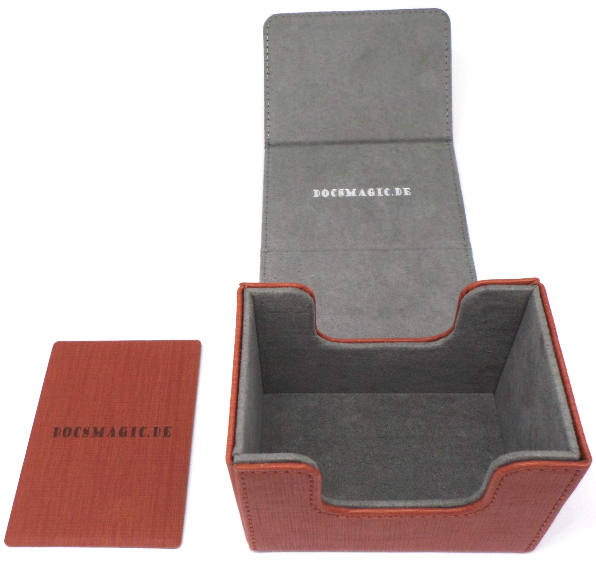 docsmagic.de Premium Magnetic Sideflip Box 80 Copper + Deck Divider - MTG - PKM - YGO