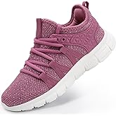 AOE Womens Fashion Walking Running Shoes Ultra Lightweight Breathable Mesh Tennis Shoes Non Slip Athletic Workout Gym Sneakers