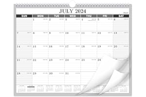 FETEULO Wall Calendar 2024-2025 - Calendar 2024-2025, Jul. 2024 - Dec. 2025, 14.6'' x 11.4", Large Wall Calendar with Highlighted Holidays, Twin-Wire Binding, Perfect Calendar for Planning