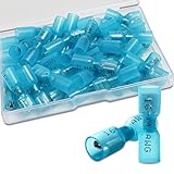 MENTBERY 100 PCS Spade Connectors, Heat Shrink