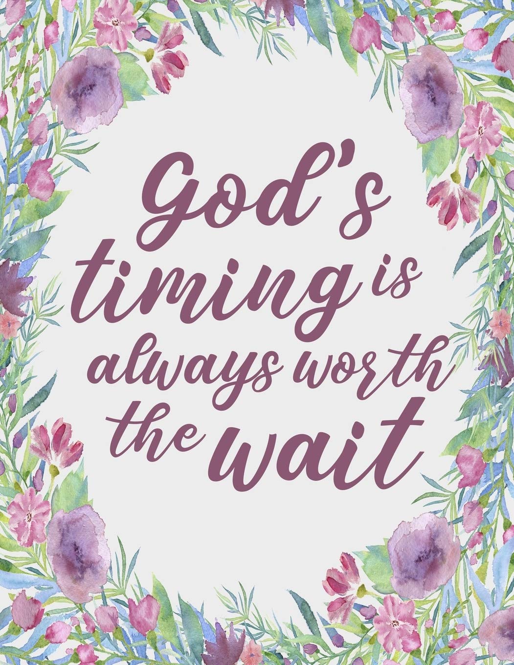 Bible Verses About Gods Timing Amazon - God's Timing Is Always Worth The Wait: 2020 Christian Monthly  Planner With Scripture Verse - Beautiful, Floral Design- Dated Blank  Monthly Calendars, ... Events (2020 Christian Monthly Planners): Keto,  Helen D.: 9781088794982: Books