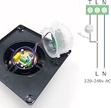 CubeTECH CTQF100t Smart 4 inch Bathroom Extractor Fan with Timer Overrun view 6