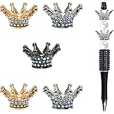 Rhinestone Crown Beads for Pens 5pcs Fancy Focal Beads for Beadable Pens Beadable Keychains Making Rhinestone Pen Beads