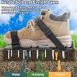 URAQT Lawn Aerator Shoes 26 Nails 47mm Studded Sole One Size Fit All view 3