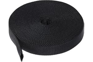 PATIKIL 0.5" Dia 24.6FT Nylon Protective Hose Sleeve, Cable Cover Sheath Protection for Welding Tig Torch Hydraulic Hose, Bla