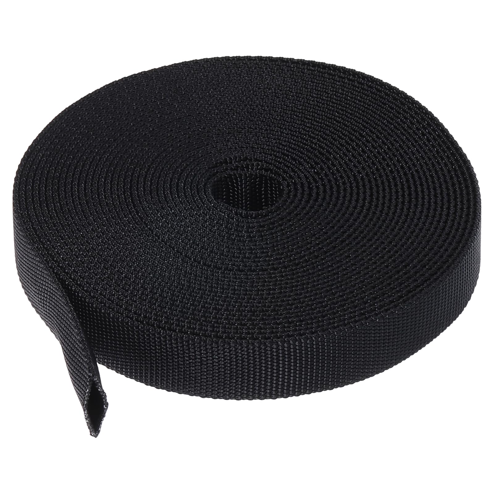 PATIKIL 0.5" Dia 24.6FT Nylon Protective Hose Sleeve, Cable Cover Sheath Protection for Welding Tig Torch Hydraulic Hose, Black