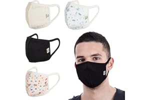 Libero Organic Cotton Mask Washable Reusable GOTS Certified Organic Cotton Skin-friendly Stylish Design Breathable Cloth Mask