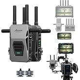 Accsoon 4K Lite HDMI/SDI Wireless Video Transmitter Receiver for Film | HDMI supports 4K60; HDMI and 3G-SDI support 1080p60 for monitoring, streaming, and filming.