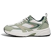 LUCKY STEP Women's Mesh Casual Fashion Sneakers Lace Up Lightweight Running Shoes Non Slip Breathable Chunky Shoes