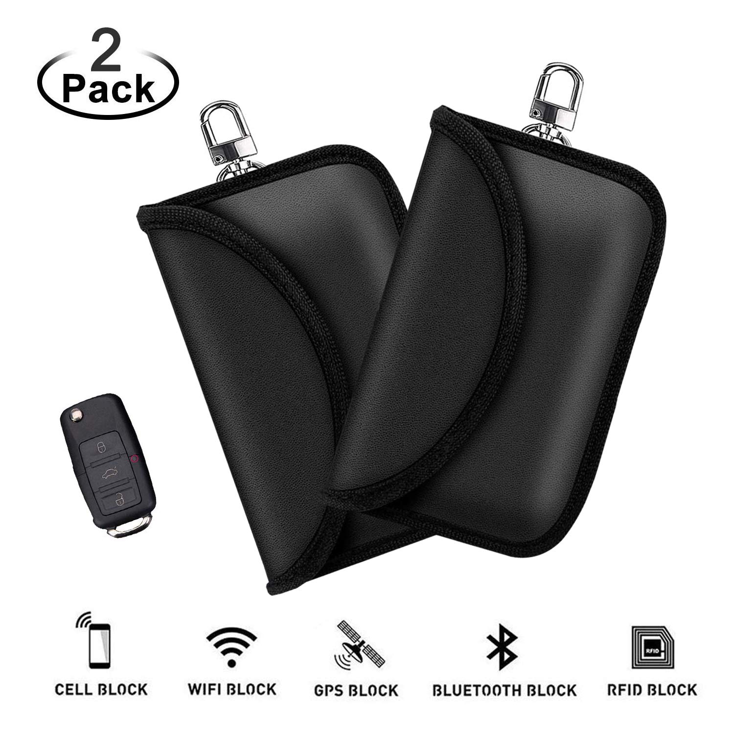 Keyless Go Protezione Scatola Faraday Per Auto Portachiavi Easyult Rfid Keyless Schermatura Box Car Key Safe Box Scatola Di Schermatura Del Segnale Rfid Blocker Custodia Uomo