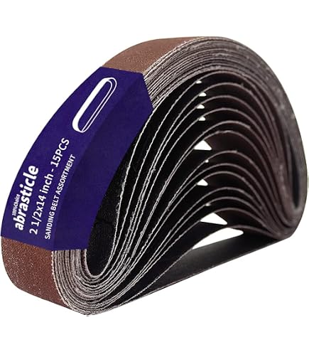 Sackorange 20-Piece Sanding Belt Set – 3" X 24" Aluminum Oxide, 5 Each Of 40/80/120/240 Grit For Wood & Metal Sanding