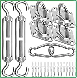 Morzejar Sun Shade Sail Fixing Kit M6 Stainless Steel Hardware Set 304