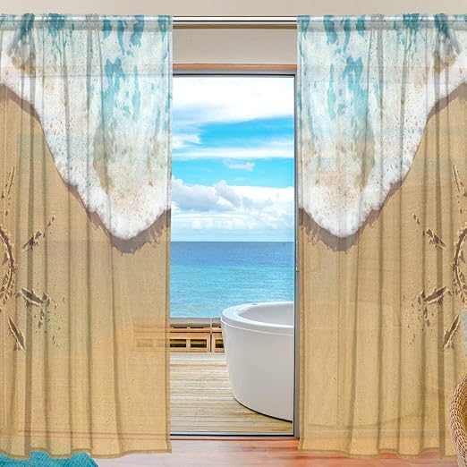 Download Cortinas de la cocina de playa Free