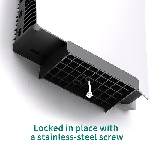 HomeMount PS5 Wall Mount - Space Saving PS5 Stand For Behind TV Mounting