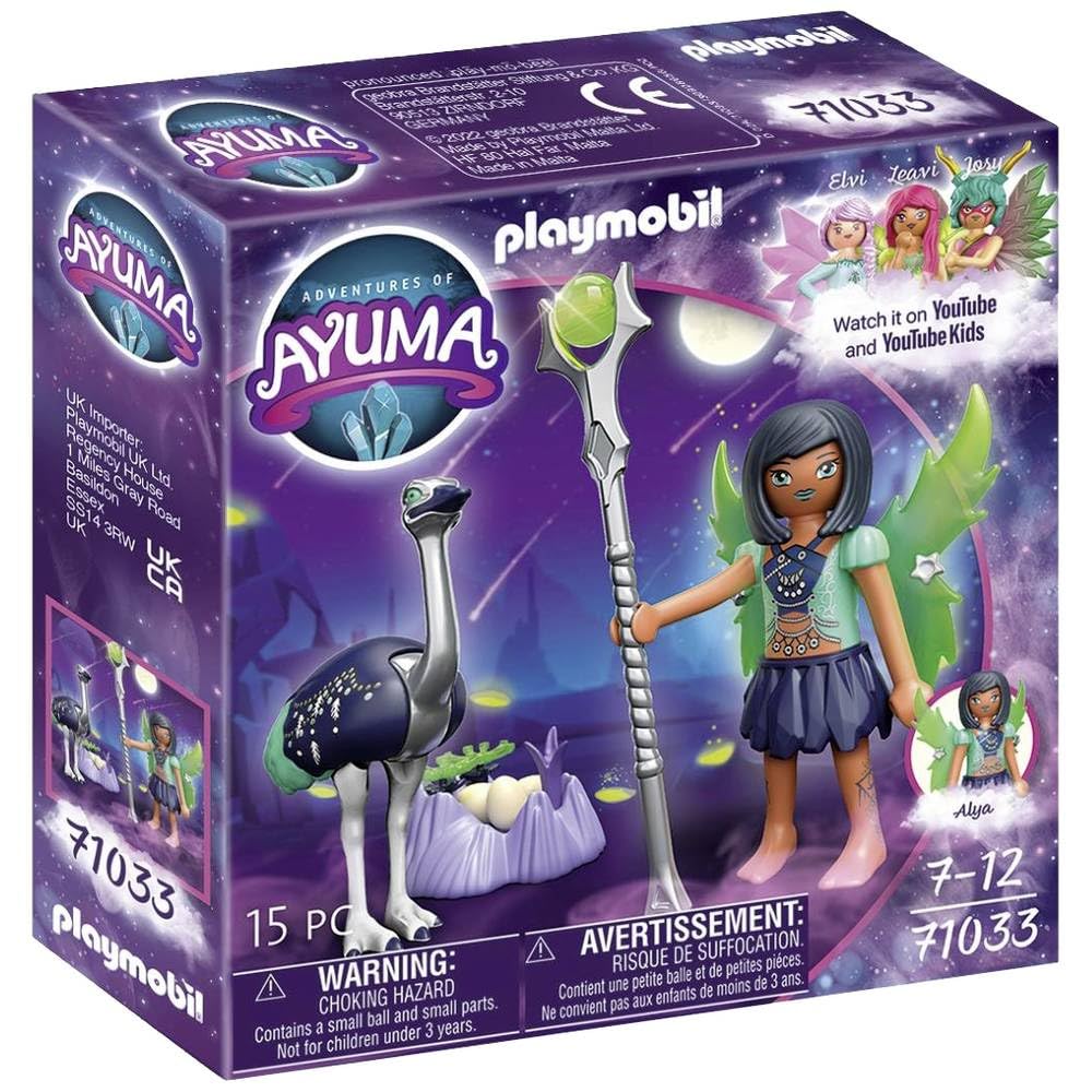 Playmobil 71033 Adventures of Ayuma Moon FAiry with Soul Animal, FAiry-Tale Toy, Fun Imaginative Role-Play, Playset Suitable for Children Ages 7+
