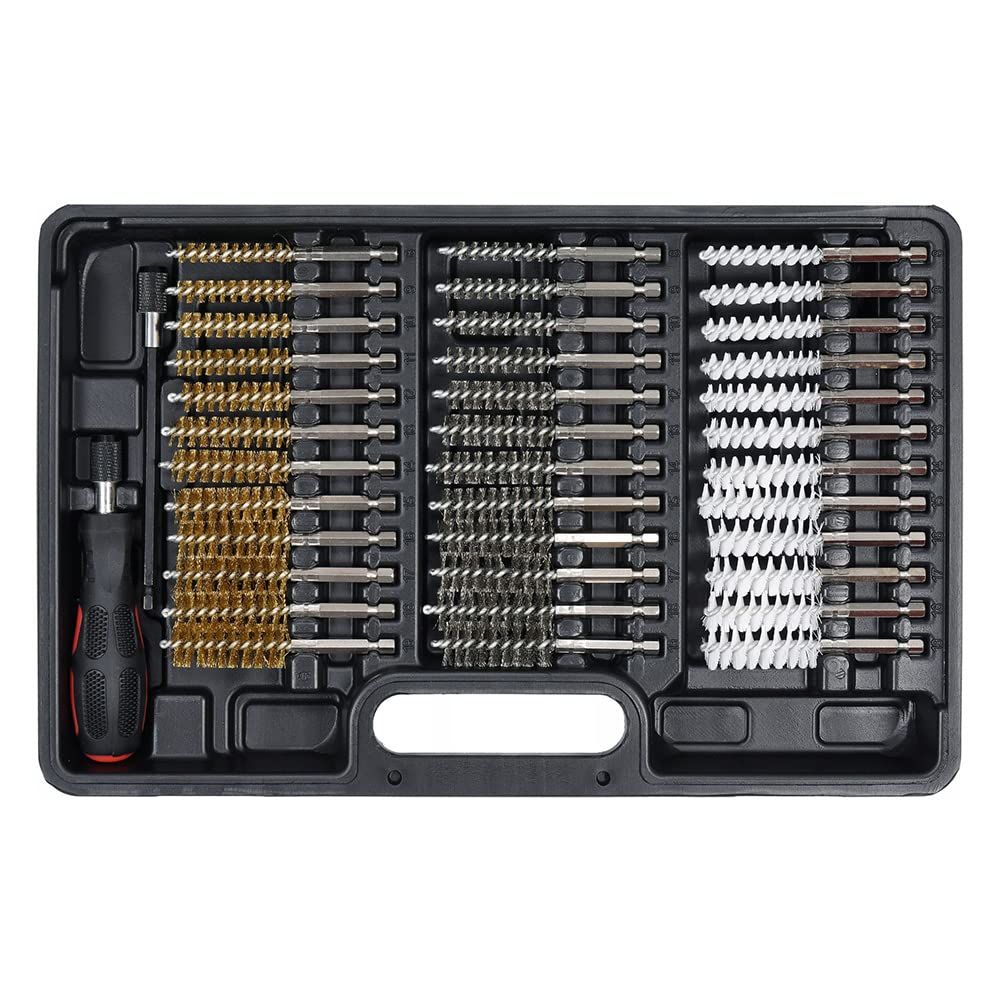 Yato YT-08196 Candle Socket Brush Set 38 Pieces