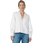 Joe's Womens The Charlotte Popover V-Neck Blouse