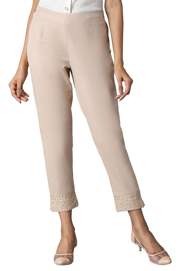 Buy W for Woman Women's Slim fit Pants at Amazon.in