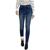 GRAPENT Fleece Lined Leggings Womens Skinny Jeans High Waisted Thermal Jeggings Winter Stretch Denim Pants Warm