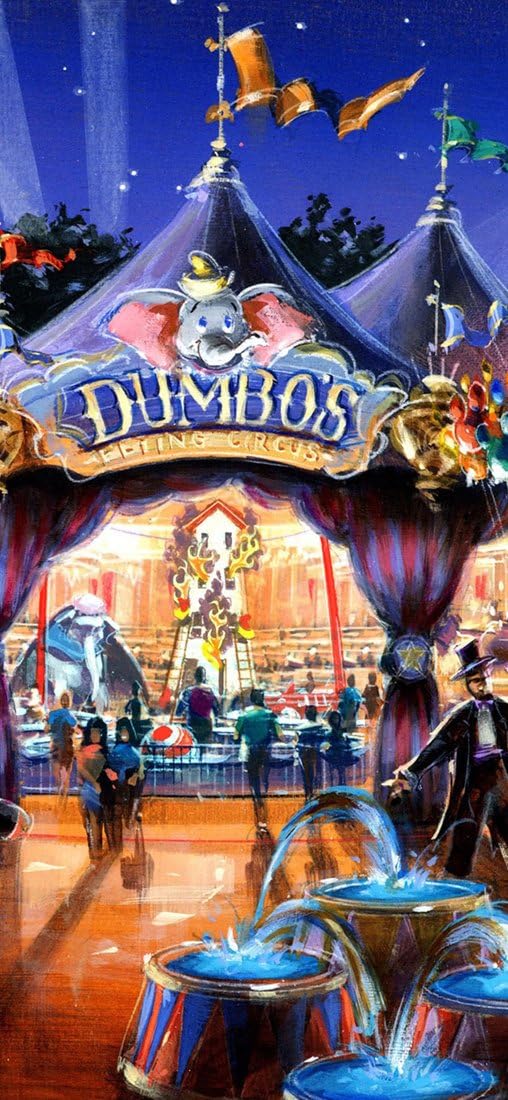 PeelitStickit Dumbo in Fantasyland, vinyl, Multi-colour
