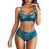 Avidlove Sexy Lingerie Set for Women Lace Bra and Panty Sets 2 Piece Outfit Underwear