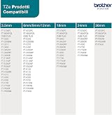 Brother TZe-242 Labelling Tape 18 mm x 8 m Red on White Laminated view 3