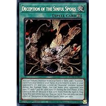遊戯王 ROTA-EN055 罪宝の欺き Deception of the Sinful Spoils (英語版 1st Edition シークレットレア),Quarter Century Secret RAGE OF THE ABYSS Yu-Gi-Oh! TCG Deception of the Sinful Spoils 1st Edition