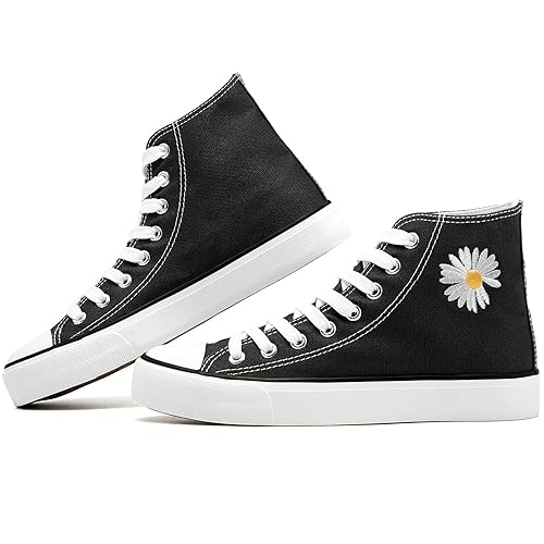 Women's High Top Canvas Shoes Fashion Sneakers Casual Shoes for