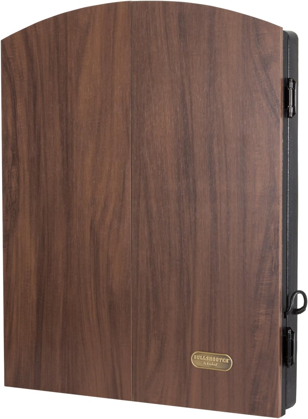 Bullshooter Cricket Maxx 1.0 Electronic Dartboard Cabinet Set with 13.5” Target Area, Wooden Cabinet Doors with Walnut Finish and 34 Games with 183 Variations (4 Cricket Games) : Sports & Outdoors