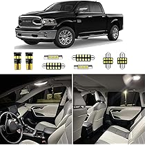 2018 Ram 2500 Accessories 18-Piece Interior LED Light Kit For Dodge Ram 1500/2500/3500 (2009-2018) - 6000K White 2015 Ram 1500 Accessories - Foto 8