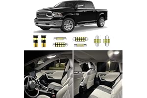 12pcs Ram Interior Led Lights Replacement for 2009 2010 2011 2012 2013 2014 2015 2016 2017 2018 Dodge Ram 1500 2500 3500, 600