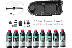 LAIPZ Complete Auto Transmission Service Kit 9L ATF, Pan Filter Assembly, Seals & Bolts for BMW select models 6HP19