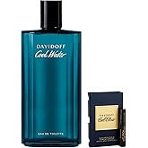 Davidoff Cool Water Eau de Toilette – Aromatic Men's Cologne – Notes of Coriander, Mint, Lavender & Amber – Long Lasting Fragrance