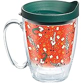 Tervis Christmas Gnomes Pattern Holiday Made in USA Double Walled Insulated Tumbler Travel Cup Keeps Drinks Cold & Hot, 16oz Mug, Classic