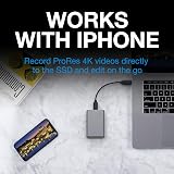 LaCie Mobile SSD Secure 1TB USB C Portable External SSD Grey Rescue Data view 9