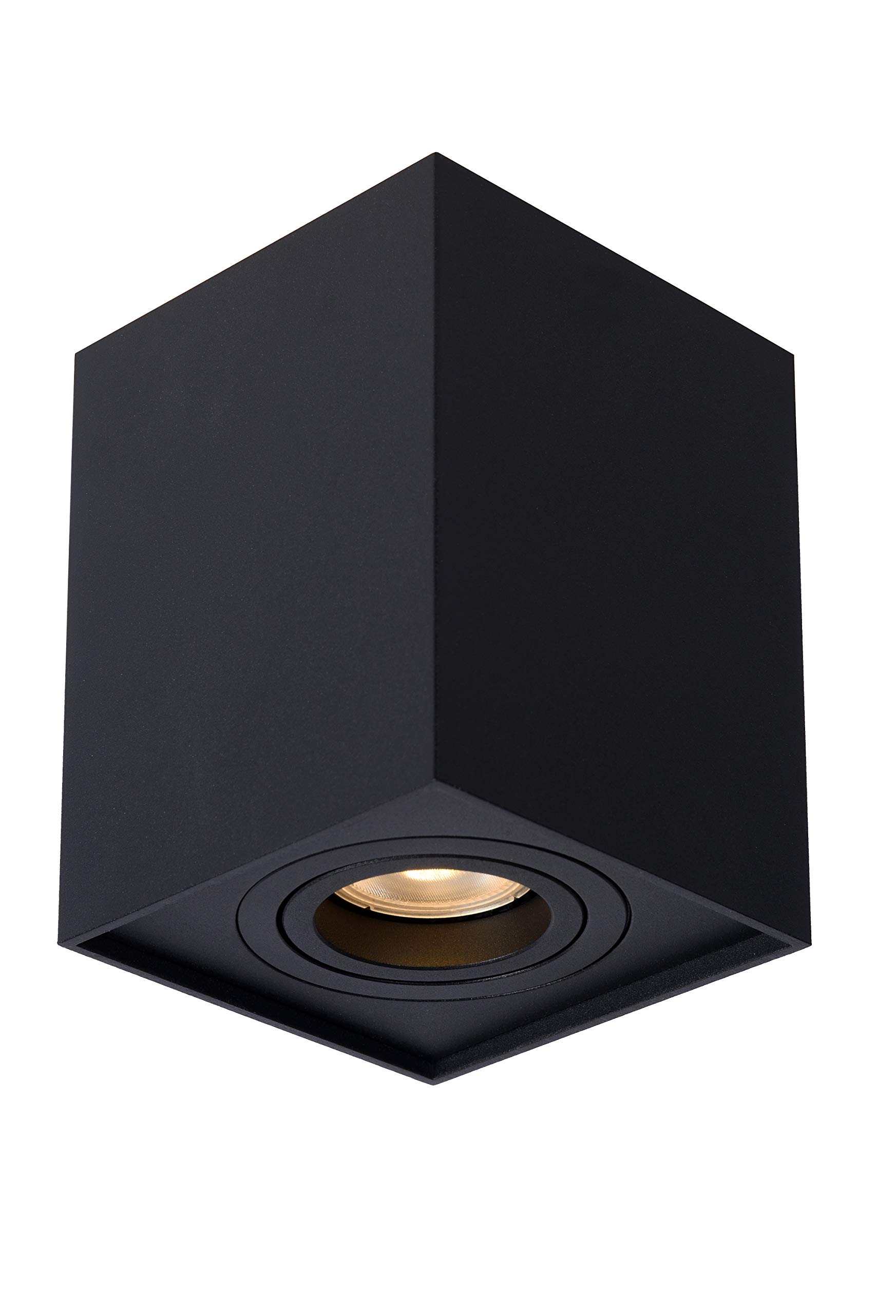 LUCIDE Tube - Ceiling Spotlight - 1xGU10 - Black
