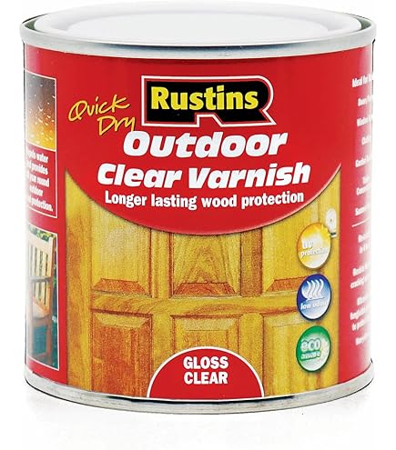 Rustins Vernice Multiuso Asciugatura Rapida - Blu Satinato (Satin Bleu) - 500ml Per Legno, Metallo, Plastica