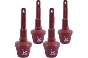 OrangeStar 4 Pack Outdoor Ashtray for Cigarettes, Cigarette Receptacle Butt Disposal, 30” Height Floor Standing Ash Tray Can for Outdoor Patio Indoor Home Decor Garden, Coffee