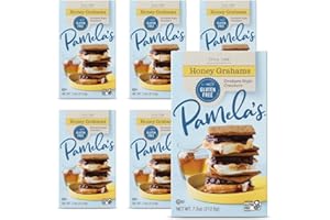 PAMELA'S PRODUCTS Pamela's Traditional Honey Grahams, Gluten Free, 7.5 Ounces (Pack Of 6)